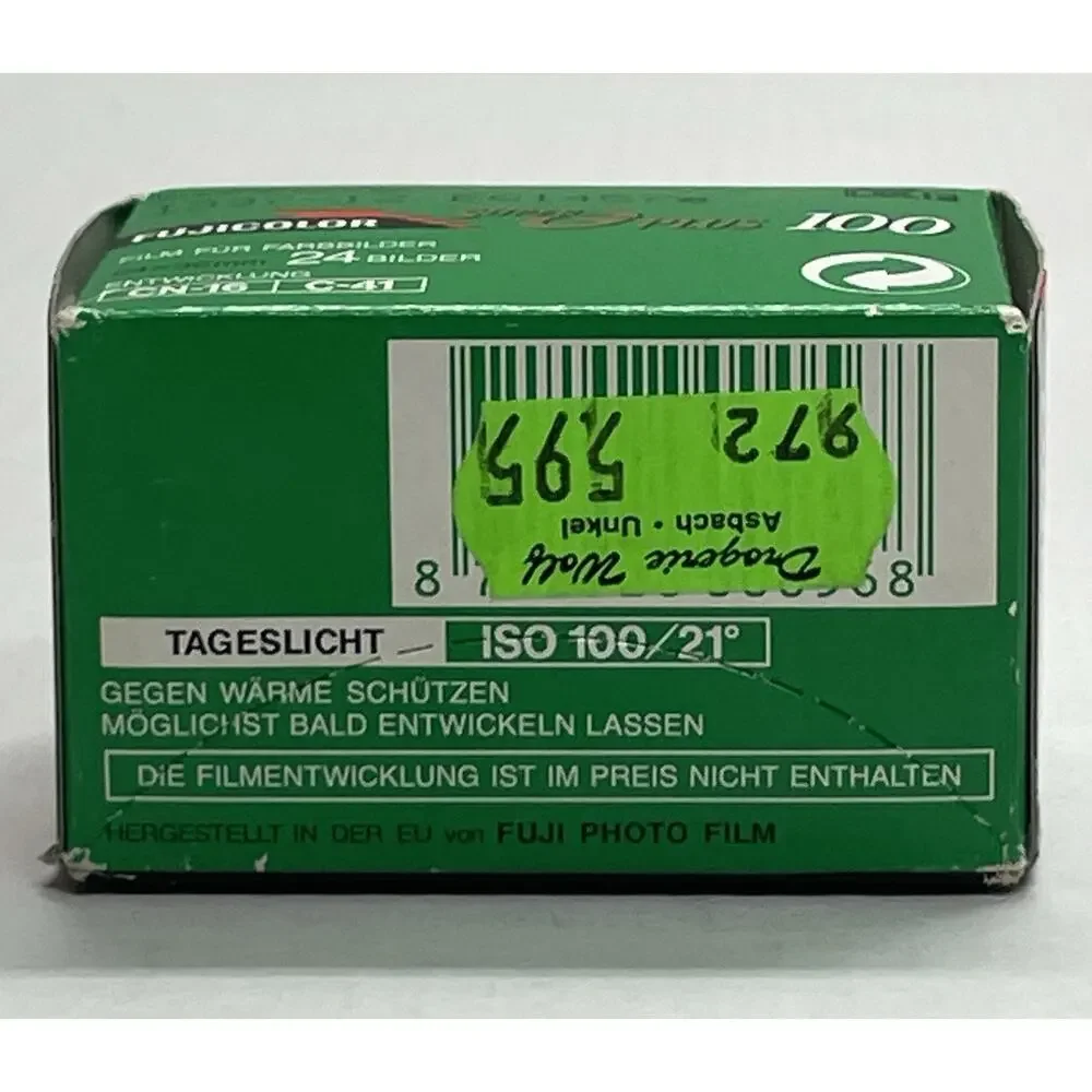 VTG Fujicolor Super G 100 35MM Exposure ISO 100 24 Camera Film Expired 12/97 EU